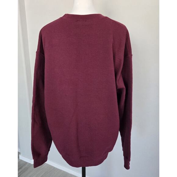 Campus Colors Harvard Crimson Gameday Crewneck Thick Unisex Sweatshirt Sz L - Picture 4 of 13